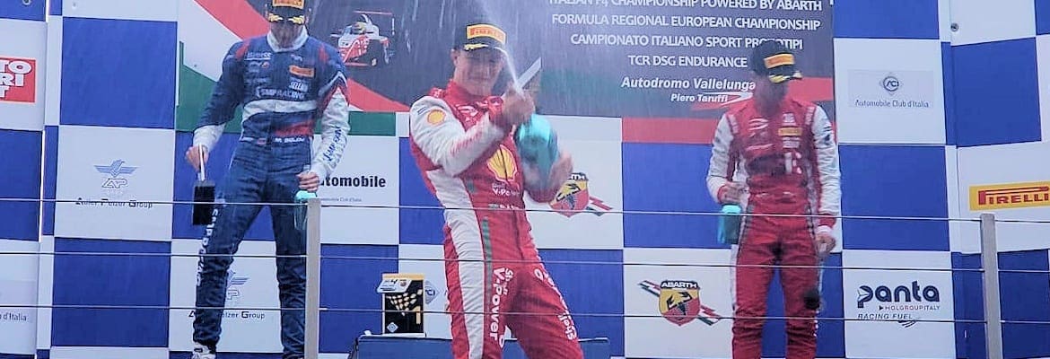 De ponta a ponta, Gianluca Petecof vence corrida de abertura da temporada do Italiano de Fórmula 4