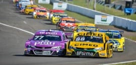Pódio duplo com Valdeno Brito e Julio Campos para a Prati-Donaduzzi em Londrina