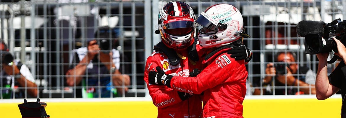 Leclerc feliz pela pole de Vettel, mas espera uma boa corrida para ele mesmo amanhã