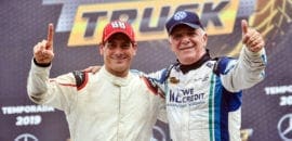 Sob forte chuva, Monteiro e Martins vencem corridas da Copa Truck em Londrina