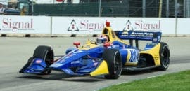 Alexander Rossi larga na pole na corrida um da IndyCar em Detroit; largada acontece neste sábado