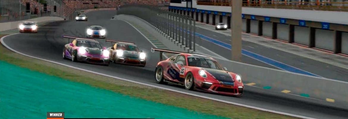 Adaildo Vieira e Renan Azeredo foram os vencedores da primeira etapa do Porsche eSports Carrera Cup Brasil