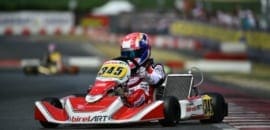 Rafael Câmara lidera treino livre em etapa noturna do WSK Euro Series