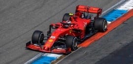 Charles Leclerc: As altas temperaturas combinam com o carro da Ferrari