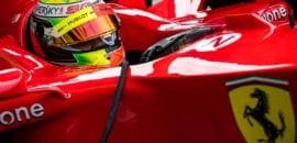 Mick Schumacher ficou emocionado em pilotar a Ferrari F2004 de seu pai