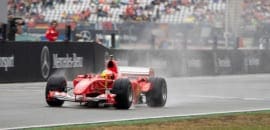 Chove em Hockenheim e GP da Alemanha será disputado com pista molhada