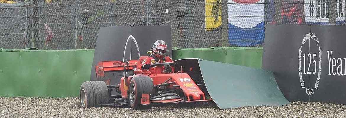 “Eles me colocaram na posição de lutar por uma vitória e eu coloquei tudo no lixo”, disse Leclerc