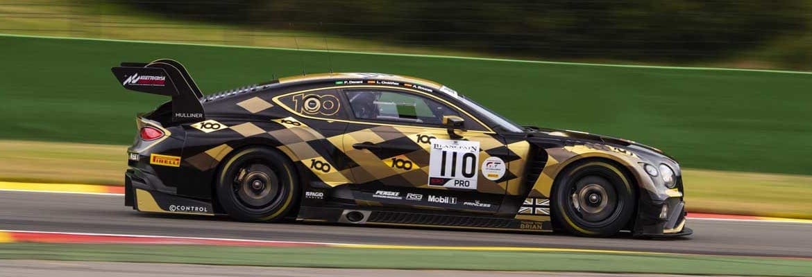 Em prova difícil e chuvosa, Derani é o 29º com único Bentley a cruzar a linha de chegada em Spa