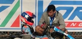 Enzo Vidmontiene conquista segundo lugar no Karting Challenge de Miami