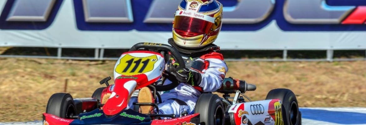 Depois de largar em último na Pré-Final, Augustus Toniolo é vice-campeão brasileiro de kart