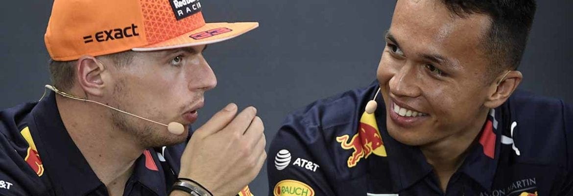 Albon diz que já aprendeu muito com Verstappen, apesar do pouco tempo juntos
