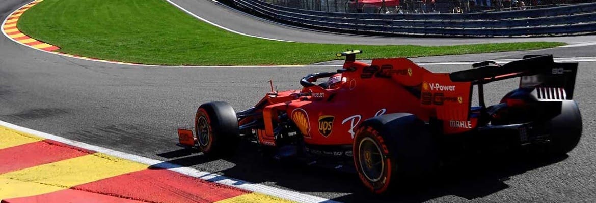 GP da Bélgica: Leclerc mantém domínio da Ferrari no TL3; Hamilton errou e bateu