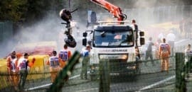 Barreiras de pneus em Spa modificadas devido ao acidente fatal de Hubert