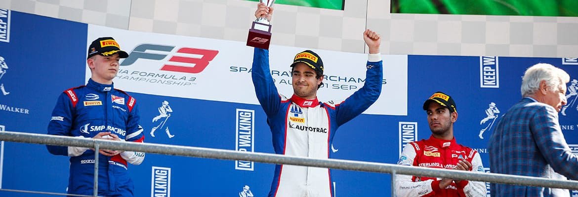Em Spa-Francorchamps, Pedro Piquet vence sua primeira corrida na temporada 2019 da Fórmula 3