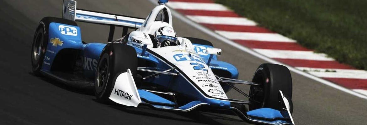 Líder Newgarden garante a pole em Gateway; vice-líder Rossi larga apenas em 11º