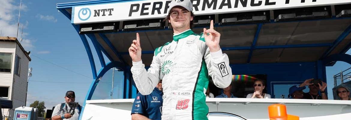 Colton Herta garante a pole para o Grande Prêmio de Portland
