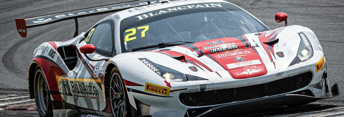 Em sua estreia no Blancpain World Championship Ásia, Marcos Gomes conquista a segunda colocação