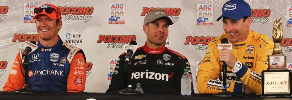 Will Power vence corrida encurtada em Pocono; acidente forte entre cinco pilotos marcou o evento