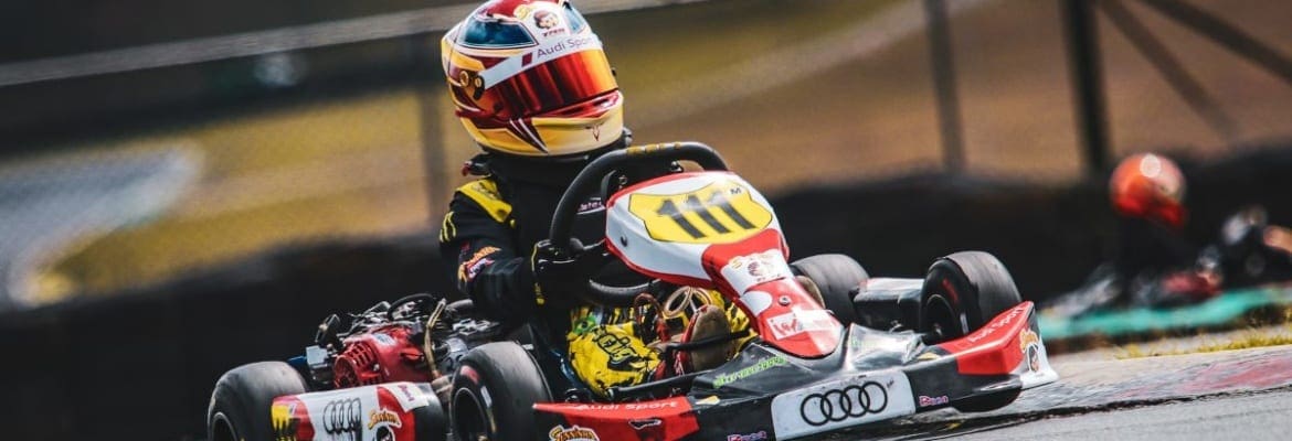 Augustus Toniolo vence duas provas na Copa Interlagos de Kart e visita grid da Corrida do Milhão
