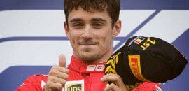 Ferrari prorroga contrato de Charles Leclerc até 2024