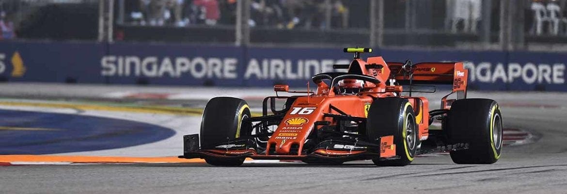 Leclerc não se sentiu “totalmente confortável com o equilíbrio do carro na pista” da Marina Bay