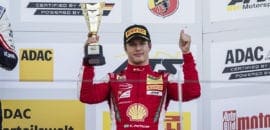 Gianluca Petecof conquista mais um pódio para a Academia Shell Racing no Alemão de Fórmula 4