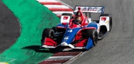Em Laguna Seca, Matheus Leist encerra segunda temporada completa na Indy