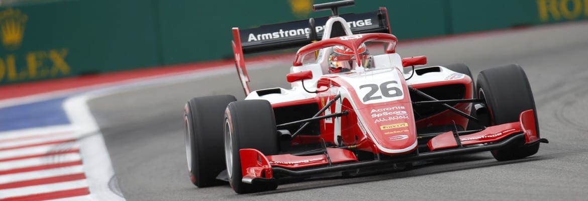 Armstrong lidera treino em Sochi; Piquet na P9 e Drugovich na P13