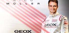 GEOX Dragon confirma Nico Muller para a sexta temporada da Fórmula E