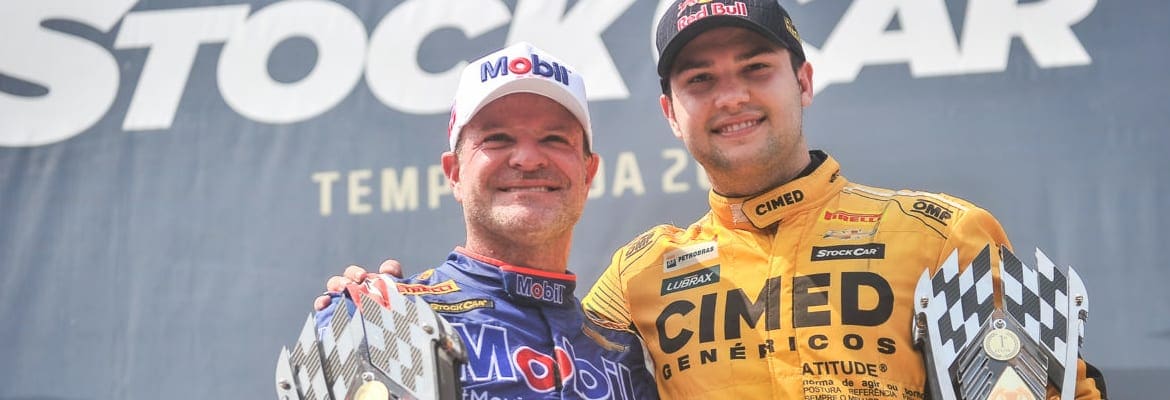 Fraga e Barrichello vencem no Velopark