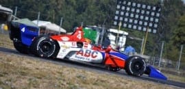 Matheus Leist é destaque na Indy subindo 13 posições para conquistar 8º lugar com a Foyt