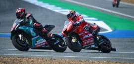 Quartararo supera Vinales e lidera treinos na Tailândia; Marquez se recupera de queda