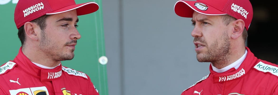 Atual momento na Ferrari: Leclerc pode testar, mas Vettel não