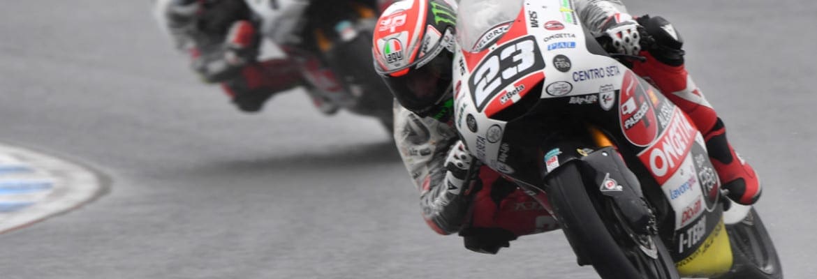 Antonelli acelera com bom ritmo e garante a pole na Moto3 no Japão