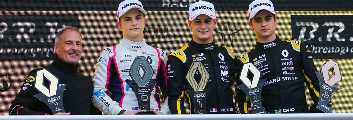Caio Collet é campeão entre os estreantes na temporada 2019 da F-Renault Eurocup