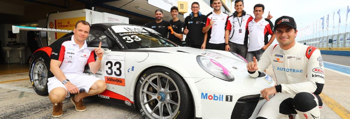 Porsche Endurance Series: Com direito a melhor volta do dia, dupla Piquet/Schneider é pole nos 300 km de Goiânia