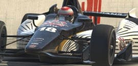 Piloto da Indy, Matheus Leist vence a primeira nos simuladores, na TimãoWeb Indy Light em Michigan