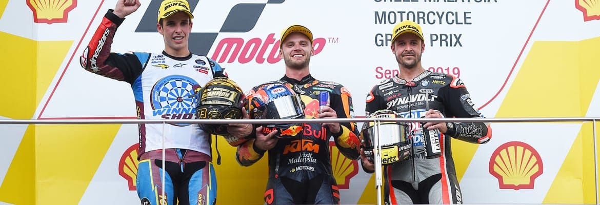 Binder vence corrida em Sepang e Marquez conquista título na Moto2