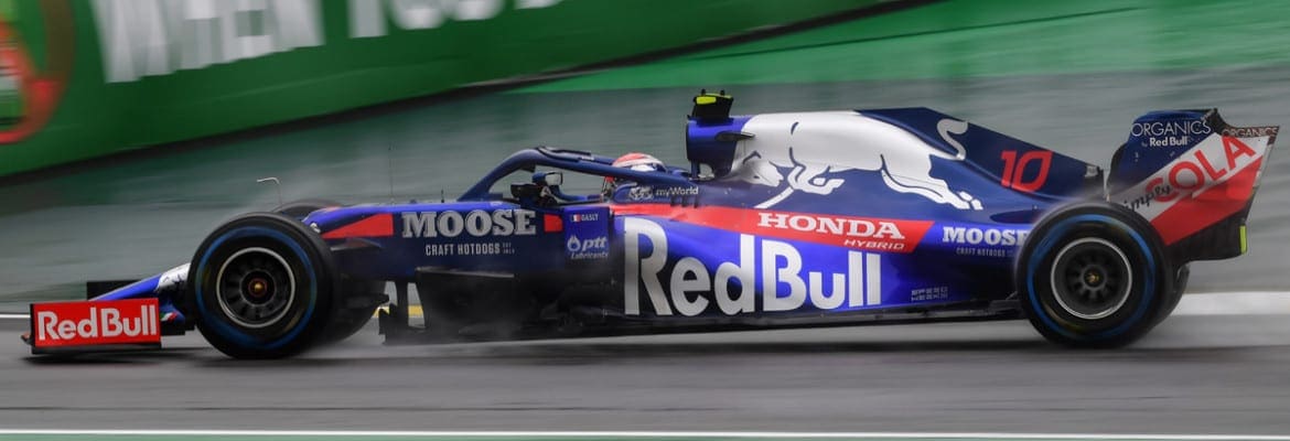 Pierre Gasly comemora “boa sensação no molhado” com a Toro Rosso no TL1