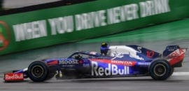 Pierre Gasly comemora “boa sensação no molhado” com a Toro Rosso no TL1