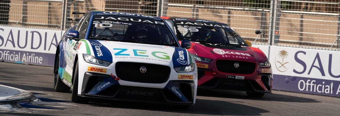 Jimenez faz a pole e vence na Arábia Saudita em etapa de abertura do Jaguar I-PACE eTROPHY