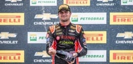 Segundo em Goiânia, Nelson Piquet Jr. dedica pódio a Tuka Rocha