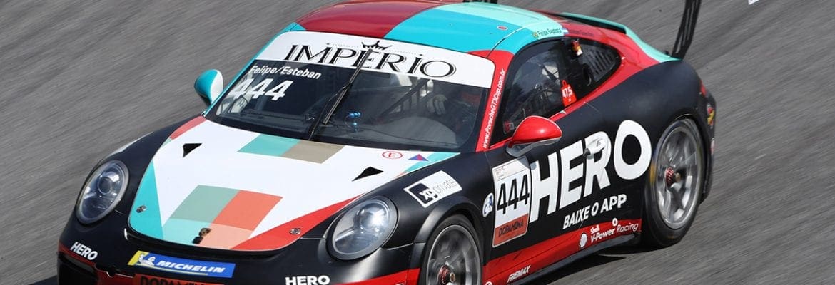 Felipe Baptista e Esteban Guerrieri colocam o carro Hero #444 na pole da Porsche Endurance 500