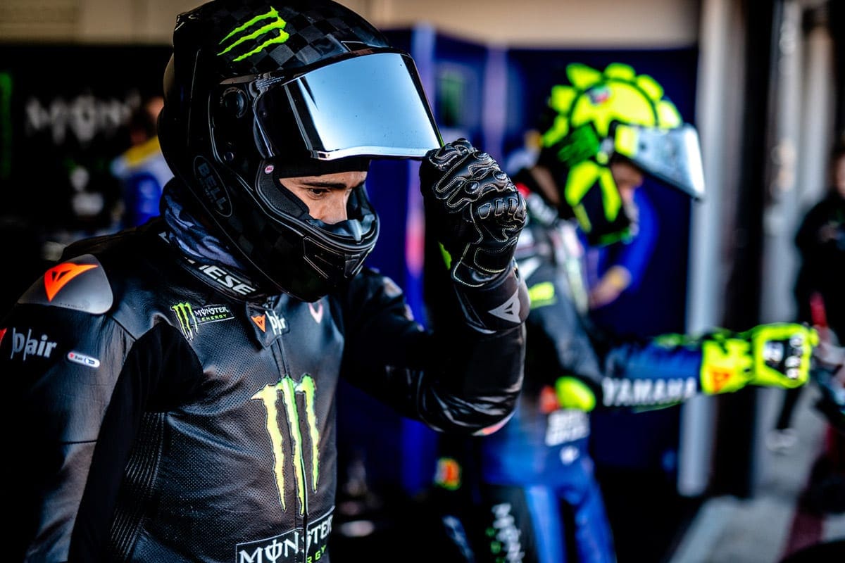 Lewis Hamilton - Teste MotoGP