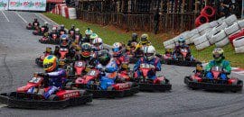 Famosos e infuencers se divertem no Kart dos Artistas nas 500 Milhas