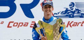 Campeão da Copa Brasil, Ricardo Gracia disputa Troféu Ayrton Senna de Kart em casa