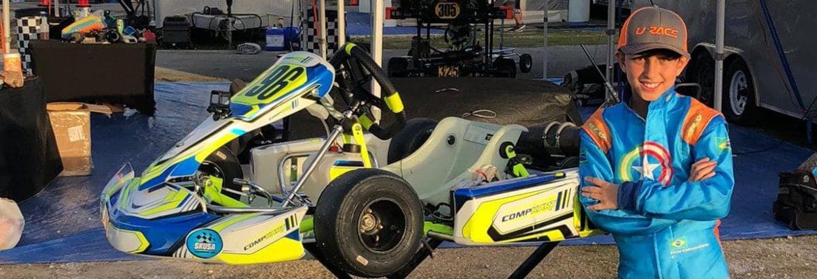 Kart: Enzo Vidmontiene mostra evolução no SKUSA e mira bons resultados no Florida Winter Tour