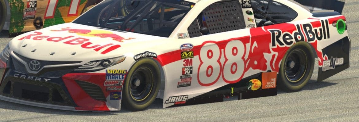 Nascar Pro abre campeonato em Michigan com apenas uma bandeira amarela e show de Marcelo Fernandes (Bravus eMotorsports) com a vitória