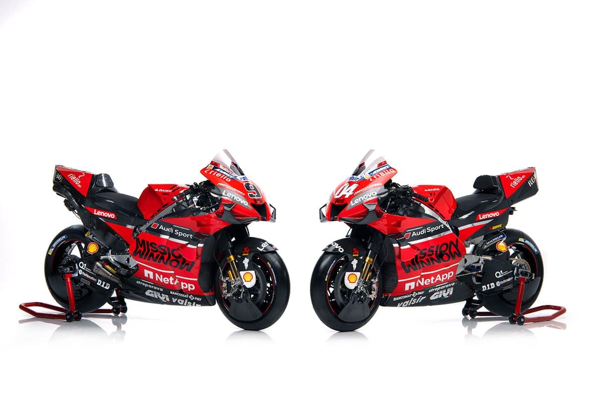 Ducati apresenta moto para temporada 2020 da MotoGP Ducati Desmosedici GP20