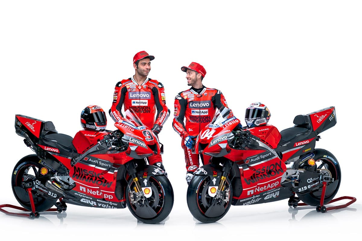 Ducati apresenta moto para temporada 2020 da MotoGP Ducati Desmosedici GP20